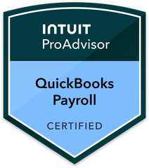 Intuit ProAdvisor, QuickBooks Payroll Certified badge